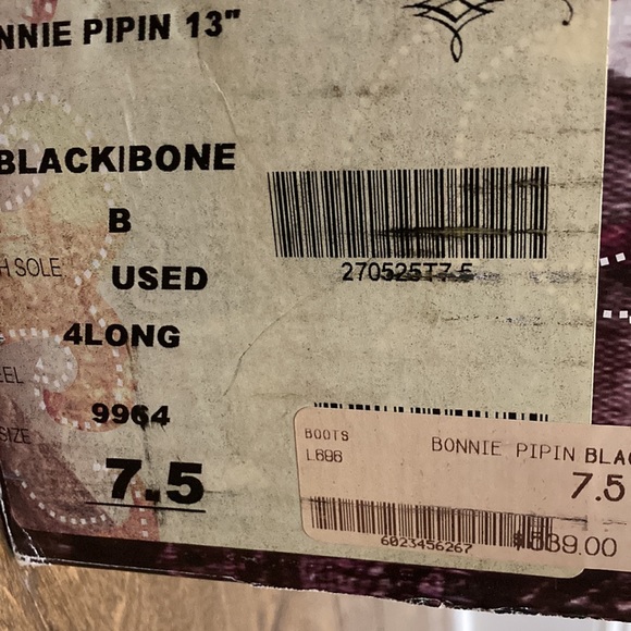 Old Gringo womens cowboy boot. New in box. - Picture 5 of 5